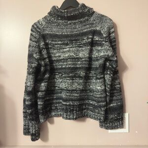Aritzia Babaton Titus Turtleneck Sweater Black/Gray Women Size L